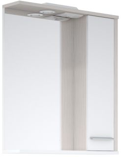 Зеркало-шкаф с подсветкой Corozo Лорена правый 75см лайн SD-00000297