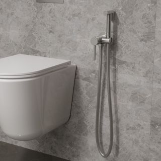 Гигиенический душ Vincea VHFW-101BN из латуни, со смесителем, брашированный никель