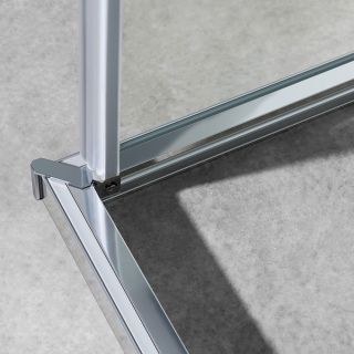 Душевой уголок Vincea Slim-U VSS-2SU900CL 90x90 см, профиль хром, стекло прозрачное