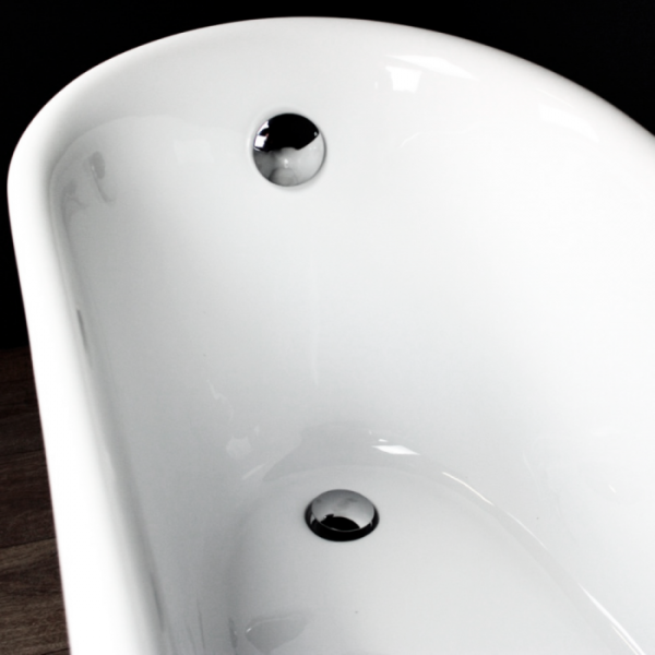 Ванна акриловая Delice Vintage DLR440105Bk 162х69 черная матовая