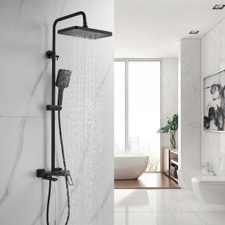 Душевая стойка Shevanik S6826H чёрный