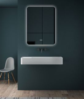 Зеркало Vincea LED VLM-3BE600-2 600×800 c сенсорным выключателем и диммером, с функцией антизапотевания