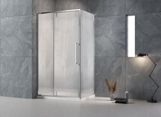 Душевой уголок Veconi Rovigo RV-034R, 1200х800х1950, хром, стекло дождь