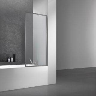 Душевая шторка на ванну Vincea VSB-41700CLGM, 700*1400, вороненая сталь, стекло прозрачное