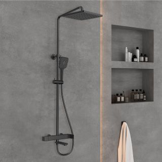 Душевая система Vincea Cube VSFS-1C1MB черный