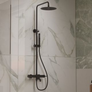 Душевая стойка Vincea Villa VSFS-1VL1MB, черный