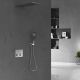 Душевой комплект Vincea Futura VSFW-401TCH с термостатом трехрежимный хром