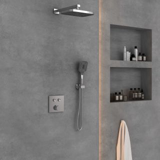 Душевой комплект Vincea VSFW-4211CH встраиваемый, двухрежимный, хром
