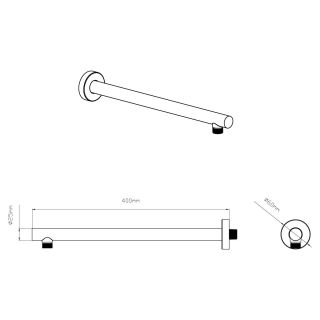 Душевой комплект Vincea VSFW-4212CH встраиваемый, двухрежимный, хром