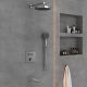 Душевой комплект VSFW-431I2CH встраиваемый, трехрежимный, хром
