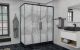 Душевой уголок AvaCan FB2 190-210 + SB80 MT чёрный
