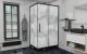Душевой уголок AvaCan FB 140-160 + SB 80 MT чёрный