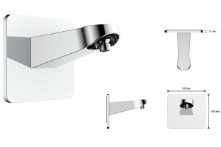 Верхний душ Vincea Inspire VSHD-3I3CMB чёрный