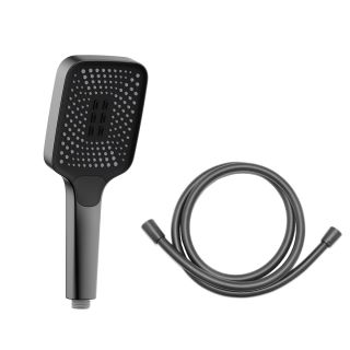Ручной душ с шлангом Vincea VSHN-41HGM вороненая сталь