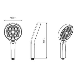 Ручной душ с шлангом Vincea VSHN-42HCH хром