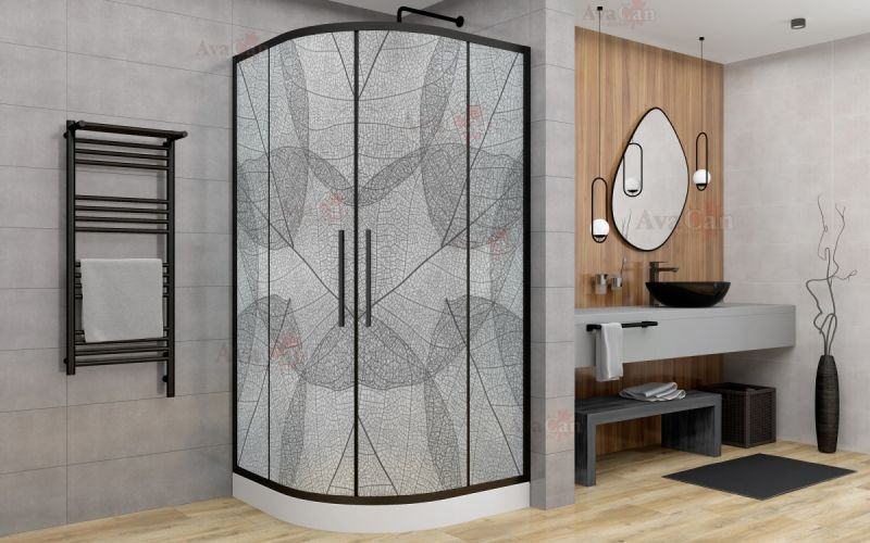 Душевой уголок AvaCan HB 80 MT 80x80 см чёрный