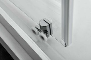 Душевой уголок Vincea Alpha VSQ-3AL900CLB, 900*900, черный, стекло прозрачное