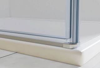 Душевой уголок Vincea Extra VSR-1E809090CGB 800/900*900, черный, стекло тонированное