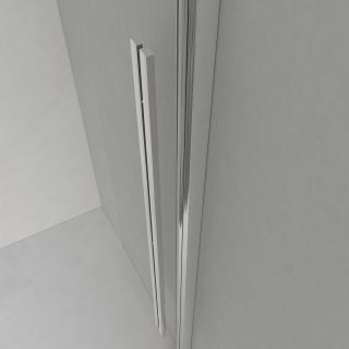 Душевой уголок Vincea Lugano VSR-1L1013CLGM-1 1300*1000, вороненая сталь, стекло прозрачное