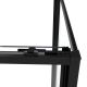 Душевой уголок Vincea Slim Soft VSR-1SS1014CLB, 1400*1000, черный, стекло прозрачное