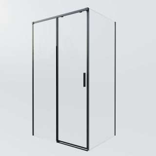 Душевой уголок Vincea Soft 2 VSR-3SO29012CLB, 1200*900, черный, стекло прозрачное