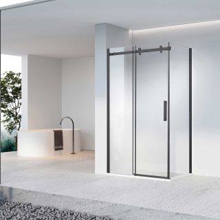 Душевой уголок Vincea Como-N VSR-4CN9012CLB, 1200*900, черный, стекло прозрачное