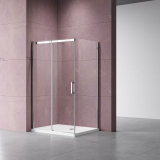 Душевой уголок Vincea Dice VSR-4D1015CL, 1500*1000, хром, стекло прозрачное