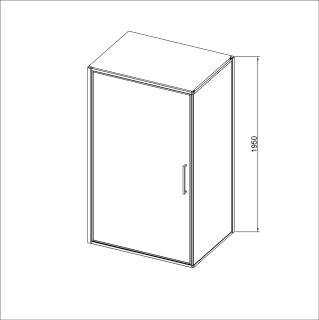 Душевой уголок Vincea Slim 8mm VSR-4SLP9010CL, 1000*900, хром, стекло прозрачное