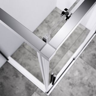 Душевой уголок Vincea Slim-N VSR-4SN8010CL, 1000*800, хром, стекло прозрачное