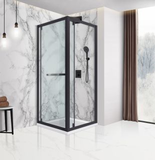 Душевой уголок Vincea City VSS-2ST9090CLB-L 90x 90 см
