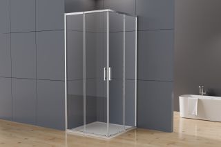 Душевой уголок Vincea Rapid-N VSS-3RN1011E10CL, (900-1000)x(1000-1100), хром, стекло прозрачное