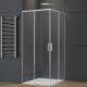 Душевой уголок Vincea Soft 2 VSS-3SO2800CL, 800*800, хром, стекло прозрачное