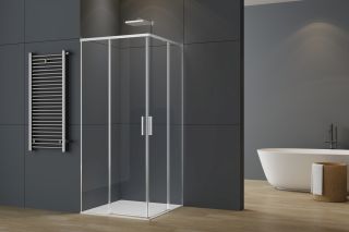 Душевой уголок Vincea Soft 2 VSS-3SO2800CL, 800*800, хром, стекло прозрачное