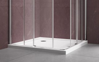 Душевой уголок Vincea Dice VSS-4D100CL, 1000*1000, хром, стекло прозрачное