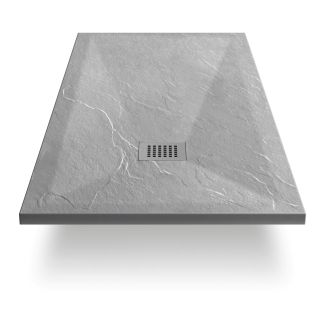 Поддон из камня Vincea VST-4SR8011G, 1100*800, серый