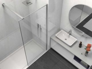 Душевая перегородка Vincea Walk-In HS VSW-1HS900CL, 900*2000, хром, стекло прозрачное