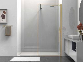 Душевая перегородка Vincea Walk-In HS VSW-1HS900CLGM, 900*2000, вороненая сталь, стекло прозрачное