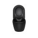 Унитаз подвесной Vincea Globo VT1-14SMB безободковый черный ультратонкое soft-close сиденье