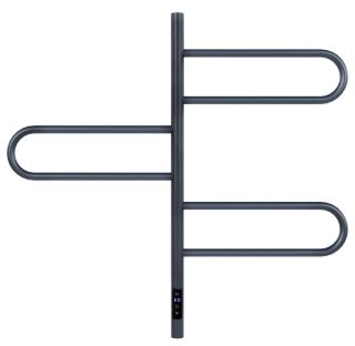 Полотенцесушитель электрический Vincea VTD-1R2CGE 44х80, графит, таймер