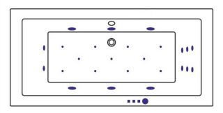 Гидромассажная ванна Whitecross Savia Duo 0103.170080.100.ULTRA.CR 170x80см Ultra хром