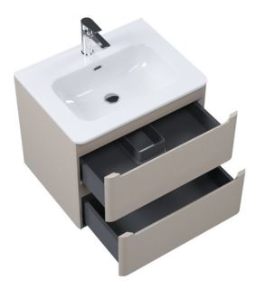 Подвесная тумба с раковиной IDDIS Edifice EDI60C0i95K 60см капучино