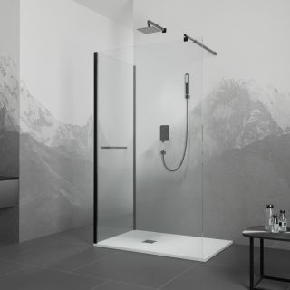 Душевой уголок RGW WA-005-1B (WA-002B+Z-060-2B) 351005100-14 100x100см чёрный