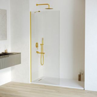 Душевая перегородка RGW WA-102Gb 351010206-16 60см брашированное золото