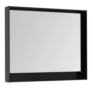 Зеркало с подсветкой Aquanet Милан 306375 100 см чёрный
