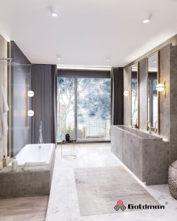 Ванна чугунная Goldman Real RL17070 170x70см с ножками