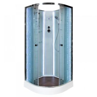 Душевая кабина Deto EM1590 N LED 90х90х208см