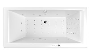 Гидромассажная ванна Whitecross Savia Duo 0103.170080.100.NANO.CR 170x80см Nano хром