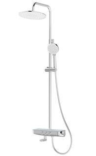 Душевая система с тропическим душем IDDIS Shelfy SHESBBTi06 хром