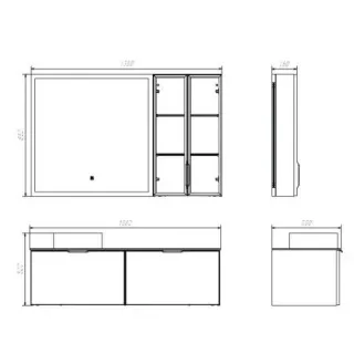 Шкаф Comforty Онега 00-00017850 Белый 50 см