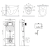 Унитаз с инсталляцией  AM.PM SPIRIT V2.0 IS47051.701700